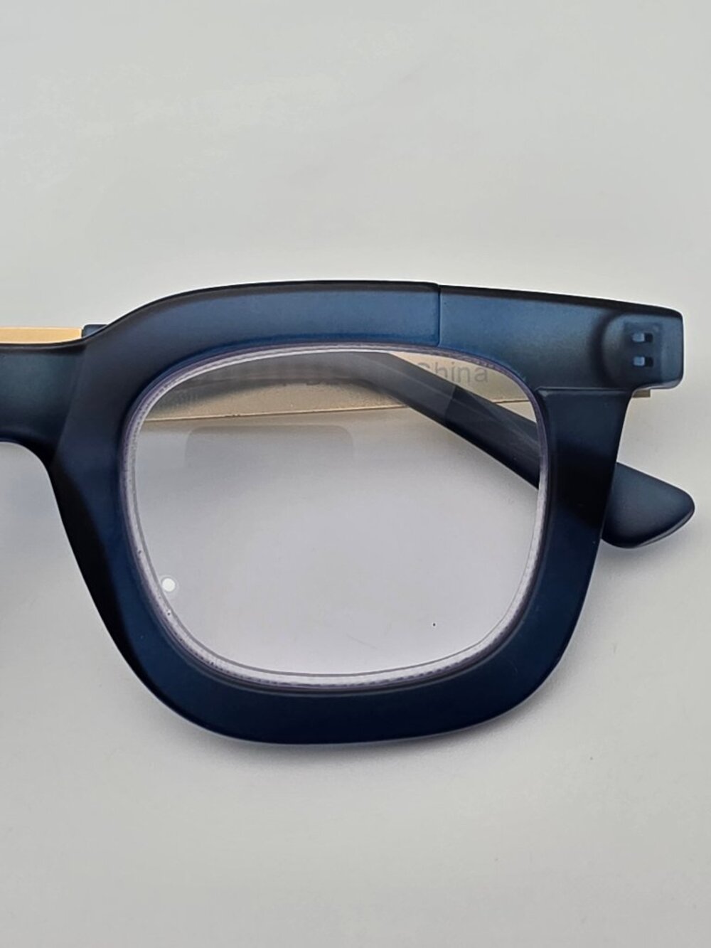 Ryan Simkhai Olivia Matte Blue Gold +1.75 Blue Light Blocking Reading Glasses - Picture 11 of 12